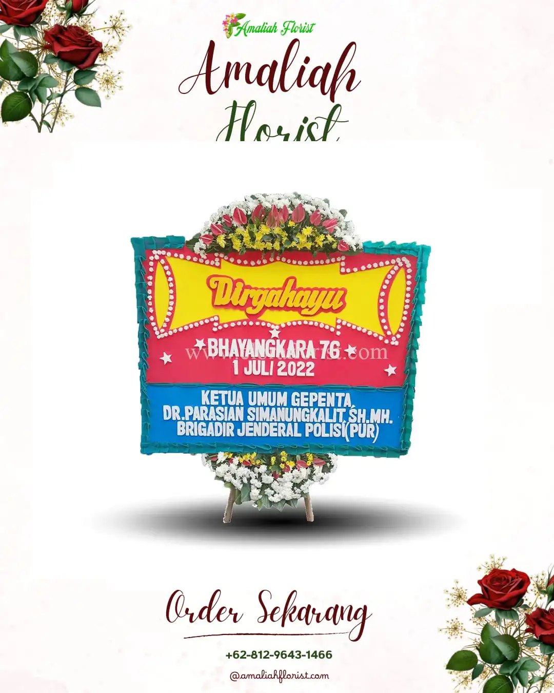 Papan Bunga HUT Ulang Tahun Payakumbuh